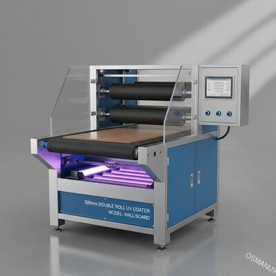 Máy tráng UV cuộn đôi chiều rộng 920mm cho tường / bảng
