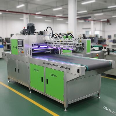 Dây chuyền sơn UV tại chỗ cỏ xanh / Máy in tự động Uv ISO9001 1320mm
