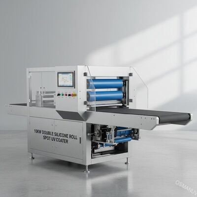 Máy phủ bóng UV tại chỗ cuộn silicone đôi 10KW