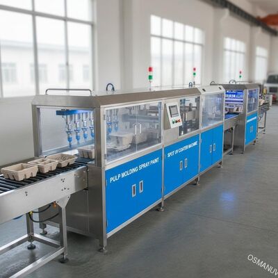 Dây chuyền sản xuất sơn phun bột giấy, Máy Uv Coater Spot 380V 50HZ