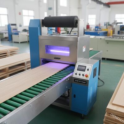 Máy sơn cuộn đơn UV 5KW 5 - 20m / phút cho gỗ