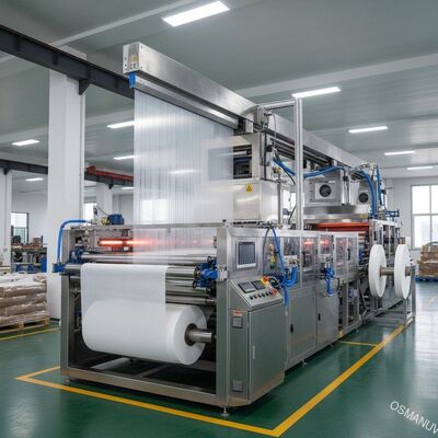 Máy phủ rèm Chiều rộng giấy lưới Tham quan nhà máy