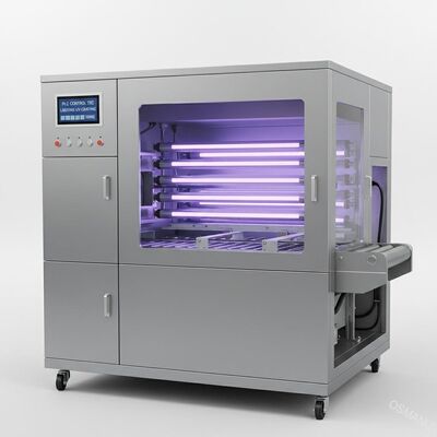 PLC Control Tec Lighting Máy phủ UV 380VAC