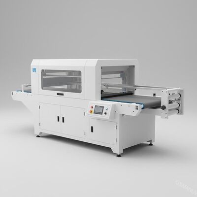 Hướng dẫn sử dụng Uv Coater để in kỹ thuật số, dây chuyền phủ cuộn màu trắng 800mm