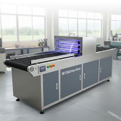 Máy phủ UV bảo vệ độ dày / Máy đóng rắn Uv W1300mm 6mm