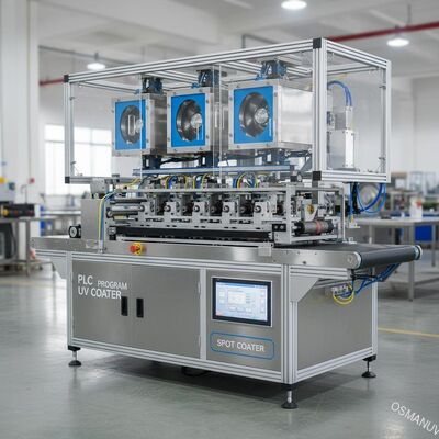 Chương trình PLC Máy phủ con lăn Uv Máy phủ điểm