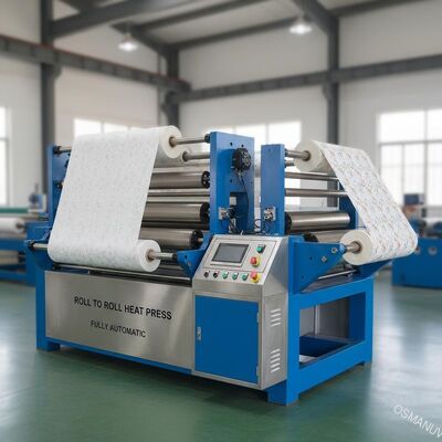 Máy ép nhiệt cuộn để cuộn 410V 50HZ 3m / phút / Máy ép nhiệt hoàn toàn tự động