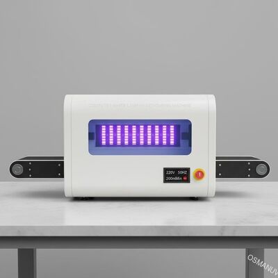 Máy tính 220V 50HZ Đèn trắng UV Máy đóng rắn 200m / phút