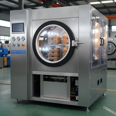 Máy sấy chân không lò vi sóng công nghiệp cho hộp ăn trưa Khay giấy Bảng thẻ