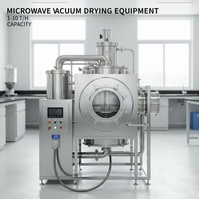 Thiết bị sấy chân không trong lò vi sóng 1-10T/h Capacity Microwave Vacuum Drying - 380V Voltage