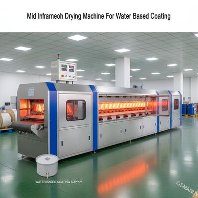 Máy sấy hồng ngoại trung bình 5 mét 50 độ đến 200 độ cho lớp phủ dựa trên nước