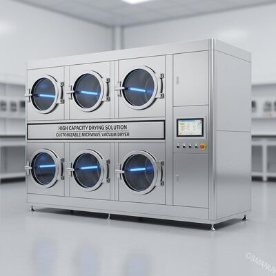 Giải pháp sấy khô công suất cao Máy sấy chân không vi sóng tùy chỉnh