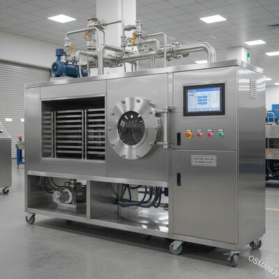 PLC 50KW Máy sấy chân không microwave 380V Máy sấy chân không hiệu quả microwave