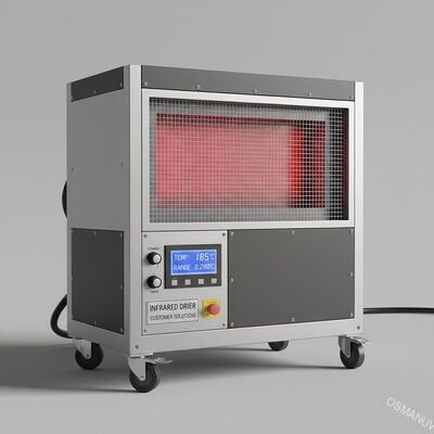 Máy sấy hồng ngoại với nhiệt độ sưởi ấm 0-200C cho yêu cầu của khách hàng