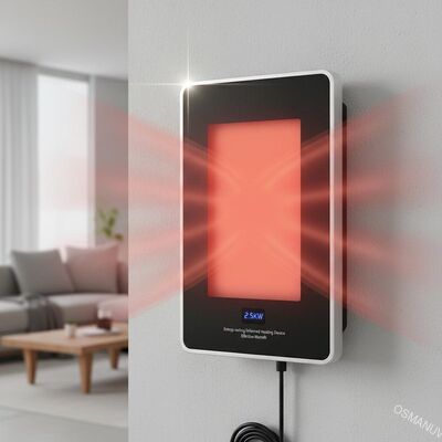 Thiết bị sưởi ấm hồng ngoại tiết kiệm năng lượng tiêu thụ điện 2.5KW để làm ấm hiệu quả