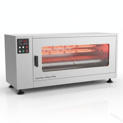 50kg 600 * 600 * 750mm Máy sấy hồng độ hồng ngoại cho công nghiệp