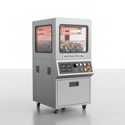 Máy sấy hồng ngoại công nghiệp 50kg Khả năng thiết kế tiết kiệm không gian