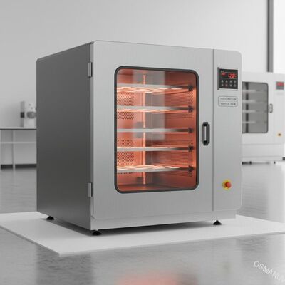 Máy sấy hồng ngoại 600*600*750mm cho hướng dòng không khí theo chiều ngang/chẳng