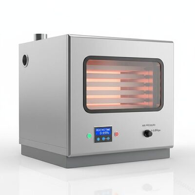 Máy sấy hồng ngoại tùy chỉnh Thời gian sưởi ấm 0-999s Áp suất không khí 0-0.8Mpa
