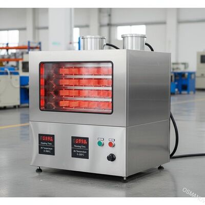 Máy sấy hồng ngoại công nghiệp với thời gian sưởi ấm 0-999s và nhiệt độ không khí 0-200C