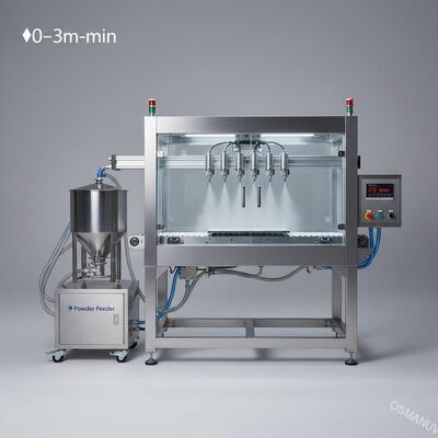0-3m/min tốc độ sơn Hệ thống sơn phun với sơn vật liệu bột