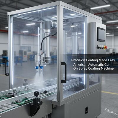 Lớp phủ chính xác được thực hiện dễ dàng với khẩu súng tự động của Mỹ trên máy phủ phun