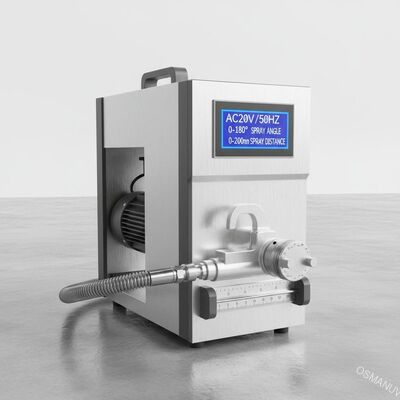 Máy phủ phun AC220V/50HZ với góc phun 0-180 ° và khoảng cách phun 0-200mm