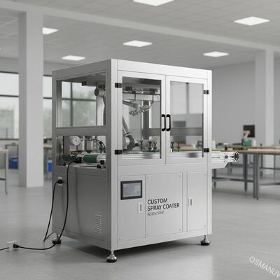 Máy phủ phun tùy chỉnh với kích thước và nguồn cung cấp điện AC220V/50HZ