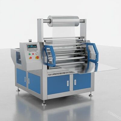 Tốc độ Laminating 0-30m/min Máy lamination phim cho thép không gỉ