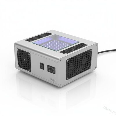 Máy làm mát không khí UV LED cho khu vực làm cứng 200mm * 200mm với nguồn điện AC220V
