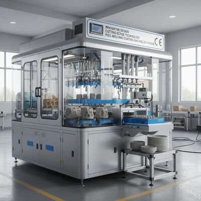 Thiết kế sáng tạo Công nghệ cắt đứt Máy phủ đúc bột 24 Station CE
