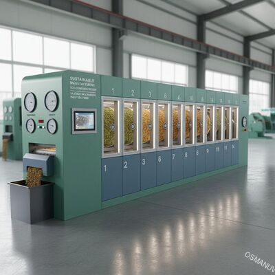Sản xuất bền vững Thiết kế ý thức môi trường Máy sấy vi sóng 14 giai đoạn cho thực phẩm biển bột