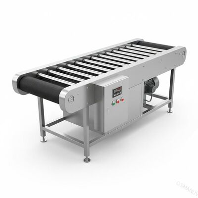 Máy chuyển dây chuyền vận chuyển tự động với tính năng của 2m * 0.6m * 1.5m 50kg / h