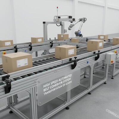 Hệ thống vận chuyển dây chuyền tự động tốc độ cao cho vận chuyển hàng hóa