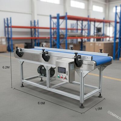 2m * 0,6m * 1,5m chính xác máy băng chuyền dây chuyền hệ thống vận chuyển liên tục