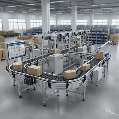 Hệ thống vận chuyển dây chuyền đa năng tốc độ cao với hoạt động tự động