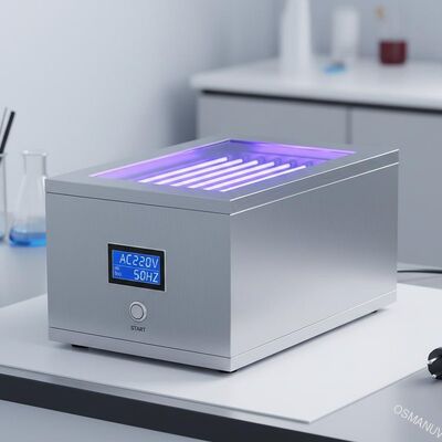 AC220V 50HZ Cung cấp năng lượng Máy chữa UV cho khu vực 300mm * 400mm Với đèn 365nm