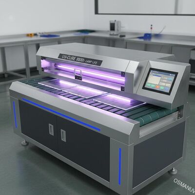 0.2-50mm Thickness UV Curing Machine With 8000h Lamp Life
