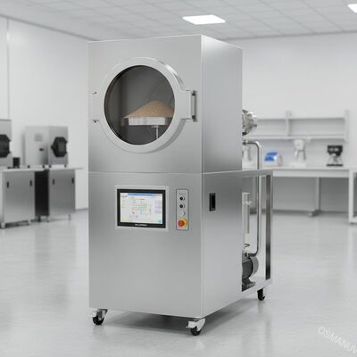 Thiết bị làm khô trong lò vi sóng bằng chân không bằng thép không gỉ với điều khiển PLC cho các vật liệu lớn