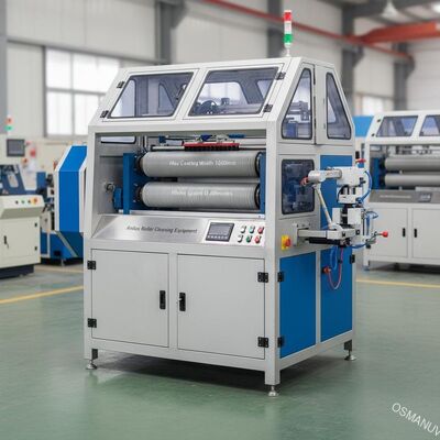 Độ rộng lớp phủ tối đa 1000mm Tốc độ cuộn 0-20m/min Thiết bị làm sạch cuộn Anilox