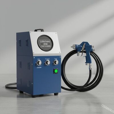 220V/50Hz Cung cấp điện Thiết bị phủ bột công nghiệp với tiêu thụ điện 2KW