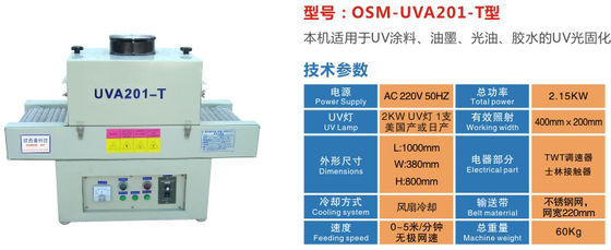 Hệ thống xử lý điểm Led Uv 5m / phút 2,15KW với 1,5 tấm cán nguội