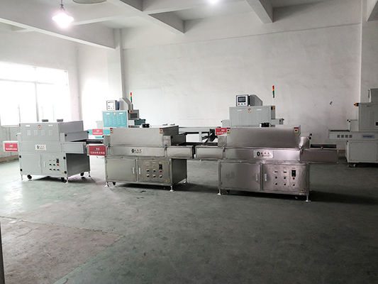 W300mm Máy chiếu xạ tia cực tím sóng ánh sáng / Máy đóng rắn UV 10m / phút