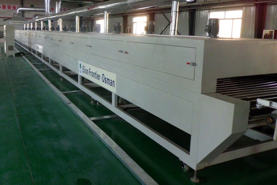 Máy sấy hồng ngoại bằng thép không gỉ 50kw 3 tờ / phút