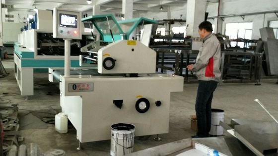 Máy phun sơn cuộn đôi 304ss 15m / phút / Máy phủ Uv tại chỗ
