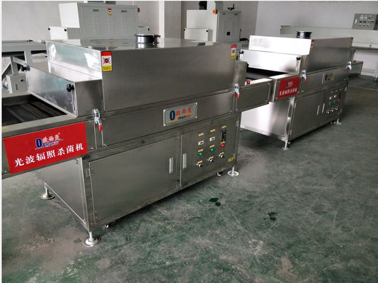 Máy chiếu xạ Uv đai lưới 10m / phút 2KW hiệu quả Máy tính màu trắng cho hộp thực phẩm hoặc quần áo hoặc bảng
