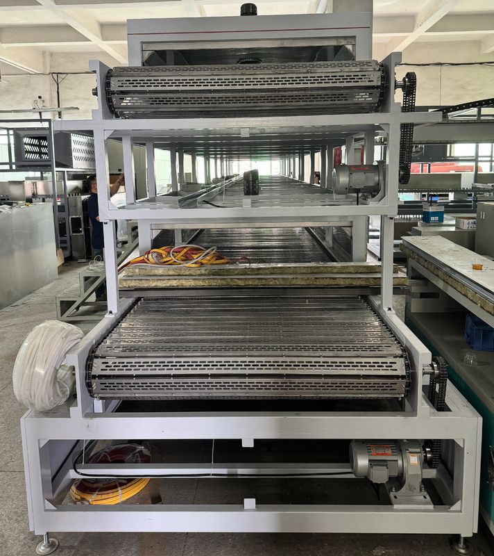 Máy sấy khí tự nhiên công nghiệp lớp hai Stainless Steel Punching Chain Plate Belt For Pulp Mold Bottle Tableware High End Industrial Package