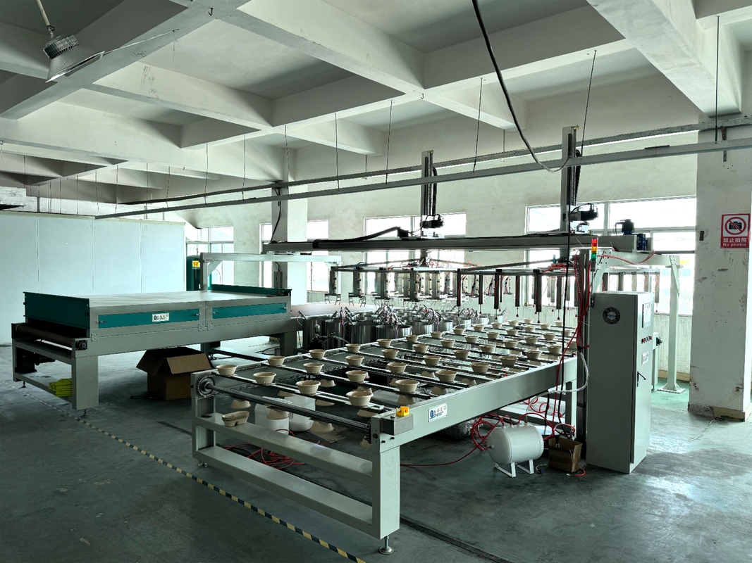 Dây chuyền sản xuất lớp phủ bên trong cho khay, bát đĩa an toàn thực phẩm tốc độ cao cho khuôn bột giấy