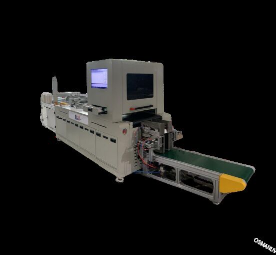 High-speed single-pass digital printer with 150 m/min printing speed customizable up to 2,500 mm width and CMYK + white + varnish configurations
