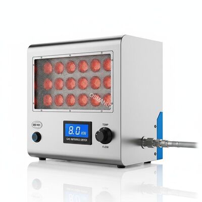 ISO9001 8KW Natural Gas Infrared Drying Machine